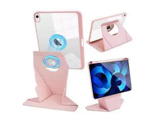LIZIMANDU Rotating Case for ipad 10th Generation Case, Dechable ipad Case 10.9 inch with Foldable Magnetic Stand, Auto Sleep/Wake(1-Pink) LIZIMANDU Rotating Case for ipad 10th Generation Case, Dechable ipad Case 10.9 inch with Foldable Magnetic Stand, Auto Sleep/Wake(1-Pink)