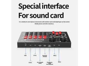 Computer PC Live Sound Card Bluetooth Voice Chat External USB Headset Microphone Accessories Audio Mixer KTV Karaoke Computer PC Live Sound Card Bluetooth Voice Chat External USB Headset Microphone Accessories Audio Mixer KTV Karaoke