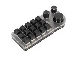 One Handed Programmable Mechanical Keyboard, 3 Knobs 15 Keys Programming Macro Pad, Mini Keypad, Multifunction DIY Programmable Keypad One Handed Programmable Mechanical Keyboard, 3 Knobs 15 Keys Programming Macro Pad, Mini Keypad, Multifunction DIY Programmable Keypad