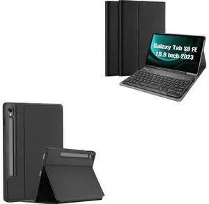 ProCase Keyboard Case for Galaxy Tab S9 FE 10.9" 2023 Bundle with Smart Case for Galaxy S9 FE 10.9 Inch ProCase Keyboard Case for Galaxy Tab S9 FE 10.9" 2023 Bundle with Smart Case for Galaxy S9 FE 10.9 Inch