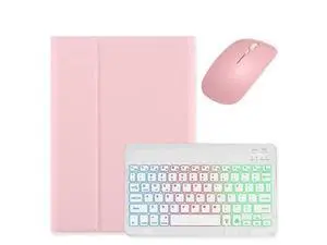 kaidisen Backlit Keyboard for Galaxy Tab S6 Lite 10.4" 2024/2022/2020 Keyboard Case with Mouse, Detachable Backlight Color Keyboard Case,Pink+White kaidisen Backlit Keyboard for Galaxy Tab S6 Lite 10.4" 2024/2022/2020 Keyboard Case with Mouse, Detachable Backlight Color Keyboard Case,Pink+White