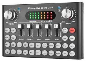 Sound Card Voice Converter, o DJ Mixer, Live Broadcast, Broadcast Recording Multi-Sound Effect o Box Sound Card Voice Converter, o DJ Mixer, Live Broadcast, Broadcast Recording Multi-Sound Effect o Box