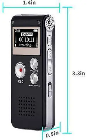 Digital Voice Recorder 16GB Voice Recorder with Playback for Lectures - USB Rechargeable Dictaphone Upgraded Small Tape Recorder Device Digital Voice Recorder 16GB Voice Recorder with Playback for Lectures - USB Rechargeable Dictaphone Upgraded Small Tape Recorder Device