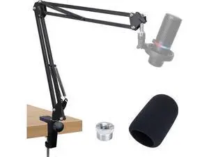 HyperX DuoCast Boom Arm - HyperX Microphone Arm Compatible with HyperX DuoCast, Mic Arm with Microphone Cover, Improve Sound Quality, Microphone Arm for DuoCast HyperX DuoCast Boom Arm - HyperX Microphone Arm Compatible with HyperX DuoCast, Mic Arm with Microphone Cover, Improve Sound Quality, Microphone Arm for DuoCast