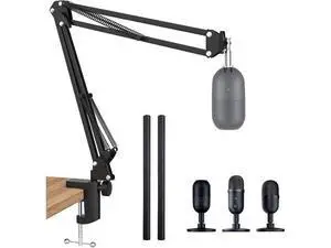 Seiren V3 Mini Boom Arm - Mic Arm for Razer Mini, Seiren V2, Seiren X and Most Microphone, Adjustable Boom Scissor Arm Stand with 3/8" to 5/8" Adapter Seiren V3 Mini Boom Arm - Mic Arm for Razer Mini, Seiren V2, Seiren X and Most Microphone, Adjustable Boom Scissor Arm Stand with 3/8" to 5/8" Adapter