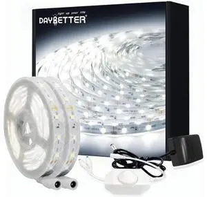 White LED Strip Lights, 50 ft Dimmable 6500K Bright White Strip Lighting, 900 LEDs Tape LED Lights for Bedroom, Mirror, Kitchen, Home Decoration(2 Rolls of 25 ft) White LED Strip Lights, 50 ft Dimmable 6500K Bright White Strip Lighting, 900 LEDs Tape LED Lights for Bedroom, Mirror, Kitchen, Home Decoration(2 Rolls of 25 ft)