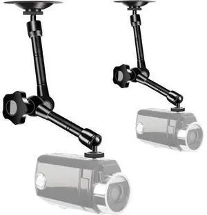2 Pack Articulating Magic Arm Wall Mount Holder Stand Compatible with CCTV POV Camcorders Cameras, LED Light, Video Lamp,DSLR,Flash,Digital Camera,Security Cameras 2 Pack Articulating Magic Arm Wall Mount Holder Stand Compatible with CCTV POV Camcorders Cameras, LED Light, Video Lamp,DSLR,Flash,Digital Camera,Security Cameras