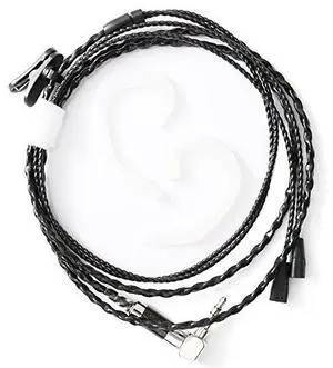 HiFi Cable IE8 IE80 Four-core Twisted Silver Plated OFC Upgrade Cable ZY-064 Black HiFi Cable IE8 IE80 Four-core Twisted Silver Plated OFC Upgrade Cable ZY-064 Black