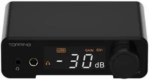 DX1 II Gaming Ready DAC&Headphone AMP ES9039Q2M Decoder chip 3rd Generation XMOS XU-316 with Remote Control (Black) DX1 II Gaming Ready DAC&Headphone AMP ES9039Q2M Decoder chip 3rd Generation XMOS XU-316 with Remote Control (Black)