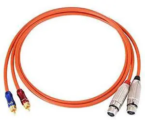 Cable ZY-347 2RCA to 2XLR-Female Balance HiFi Signal Line Audio Cable 1.5m Cable ZY-347 2RCA to 2XLR-Female Balance HiFi Signal Line Audio Cable 1.5m