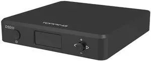 Topping D50 III Desktop HiFi DAC Double ES9039Q2M PCM768 DSD512 Decoder (Black) Topping D50 III Desktop HiFi DAC Double ES9039Q2M PCM768 DSD512 Decoder (Black)