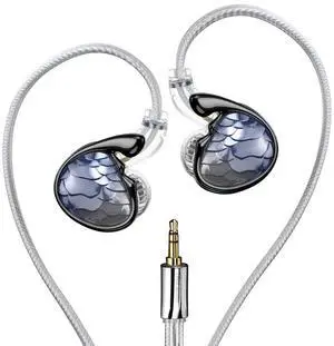 Fanmusic TRN Mermaid Earphone 10mm Dynamic with 0.78 2 Pin Interchange Cable in Ear Earphones (Purple 3.5mm) Fanmusic TRN Mermaid Earphone 10mm Dynamic with 0.78 2 Pin Interchange Cable in Ear Earphones (Purple 3.5mm)
