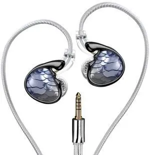 Fanmusic TRN Mermaid Earphone 10mm Dynamic with 0.78 2 Pin Interchange Cable in Ear Earphones (Purple 4.4mm) Fanmusic TRN Mermaid Earphone 10mm Dynamic with 0.78 2 Pin Interchange Cable in Ear Earphones (Purple 4.4mm)