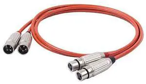 Cable ZY-208 2XLR to 2XLR Balance Signal Line Audio Cable 1M Cable ZY-208 2XLR to 2XLR Balance Signal Line Audio Cable 1M