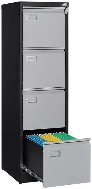 4 Drawer Vertical File Cabinet with Lock,Steel Filing Cabinet, Metal Filing Cabinets for Home Office Organizer Storage Cabinets Letter Size/A4/Legal,-Assembly Required 4 Drawer Vertical File Cabinet with Lock,Steel Filing Cabinet, Metal Filing Cabinets for Home Office Organizer Storage Cabinets Letter Size/A4/Legal,-Assembly Required