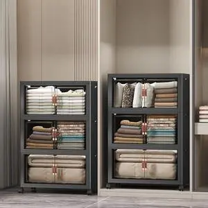 Stackable Storage Bins with Lids, 672QT Closet Organizers and Storage with Doors and Wheels, Extra Large Storage Cabinet, Collapsible Plastic Drawers for Bedroom Office Garage Stackable Storage Bins with Lids, 672QT Closet Organizers and Storage with Doors and Wheels, Extra Large Storage Cabinet, Collapsible Plastic Drawers for Bedroom Office Garage