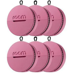 Roam Smart Tracker 6-Pack Pink - No Subscription; Bluetooth; Waterproof Roam Smart Tracker 6-Pack Pink - No Subscription; Bluetooth; Waterproof