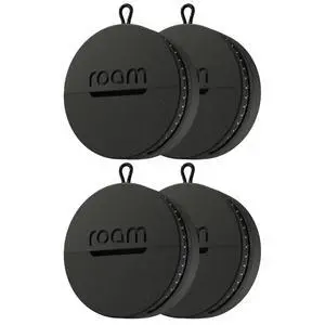 Roam Smart Tracker 4-Pack Black - No Subscription; Bluetooth; Waterproof Roam Smart Tracker 4-Pack Black - No Subscription; Bluetooth; Waterproof