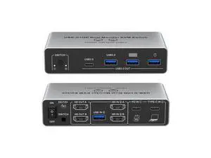 DIXSG USB C HDMI KVM Switch 2 Monitors 2 Computers, 4K@60Hz Dual Monitor HDMI KVM Switches for 2 PC/Laptops Share 2 Monitors & Mouse Keyboard,4 USB3.0 Devices, Support 100W Charging for Laptop DIXSG USB C HDMI KVM Switch 2 Monitors 2 Computers, 4K@60Hz Dual Monitor HDMI KVM Switches for 2 PC/Laptops Share 2 Monitors & Mouse Keyboard,4 USB3.0 Devices, Support 100W Charging for Laptop