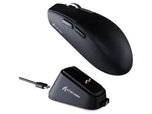 IHDAPP Gaming Mouse with Magnetic Charging Dock, BT/2.4G Wireless/Wired, PixArt PAW3311 Gaming Sensor, 59g Lightweight, 25000 DPI LIGHTSPEED Gamer Office Mice for PC/Mac - Black IHDAPP Gaming Mouse with Magnetic Charging Dock, BT/2.4G Wireless/Wired, PixArt PAW3311 Gaming Sensor, 59g Lightweight, 25000 DPI LIGHTSPEED Gamer Office Mice for PC/Mac - Black