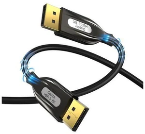 AUBEAMTO 8K 4K Fiber Optic Displayport Cable Rated Long DP1.4 HBR3 Ultra High Speed 32.4Gbps 8K@60Hz 4K@144Hz Slim and Flexible Fiber DP to DP Cable -33FT AUBEAMTO 8K 4K Fiber Optic Displayport Cable Rated Long DP1.4 HBR3 Ultra High Speed 32.4Gbps 8K@60Hz 4K@144Hz Slim and Flexible Fiber DP to DP Cable -33FT