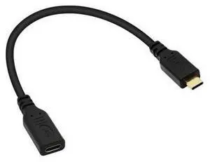 USB C Extension Cable Type C Male to Female Short Cable USB 3.1 10Gbps Fast Charging 4K HD Video Audio Data Transfer Cord for Laptop & Tablet & Mobile Phone (Straight) USB C Extension Cable Type C Male to Female Short Cable USB 3.1 10Gbps Fast Charging 4K HD Video Audio Data Transfer Cord for Laptop & Tablet & Mobile Phone (Straight)