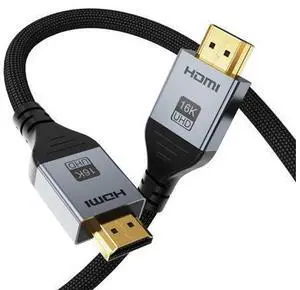 16K HDMI 2.2 Cable 3.3FT, 96Gbps Ultra High Speed 16K@60Hz 8K@120Hz 4K@480Hz HDMI Cord, HDCP 2.3 & HDR10 HDMI Cables for PS5/Xbox Series X|S/Roku TV/Gaming PC/Monitor/Blu-ray/Projector 16K HDMI 2.2 Cable 3.3FT, 96Gbps Ultra High Speed 16K@60Hz 8K@120Hz 4K@480Hz HDMI Cord, HDCP 2.3 & HDR10 HDMI Cables for PS5/Xbox Series X|S/Roku TV/Gaming PC/Monitor/Blu-ray/Projector