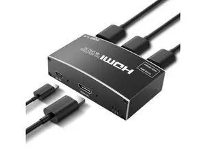HDMI Splitter 1 in 3 Out, 4K 1x3 HDMI Splitter Supports 4K@30HZ 2K 1080P UHD HDR 3D for Xbox Roku HDTV PS5/4, HDMI Video Splitter Does Not Support Expansion Without Hdmi Cable HDMI Splitter 1 in 3 Out, 4K 1x3 HDMI Splitter Supports 4K@30HZ 2K 1080P UHD HDR 3D for Xbox Roku HDTV PS5/4, HDMI Video Splitter Does Not Support Expansion Without Hdmi Cable