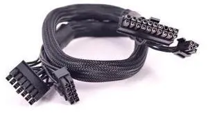 14pin +10pin to 24Pin ATX Power Supply Cable 20+4Pin with Sleevefor Corsair AXi Series AX1500i AX1200i AX860i AX760i Modular 14pin +10pin to 24Pin ATX Power Supply Cable 20+4Pin with Sleevefor Corsair AXi Series AX1500i AX1200i AX860i AX760i Modular