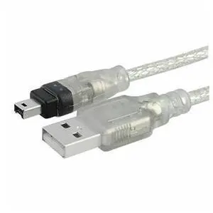 New 6ft 1.8m USB To Firewire IEEE 1394 4 Pin iLink Adapter Data Cable New 6ft 1.8m USB To Firewire IEEE 1394 4 Pin iLink Adapter Data Cable