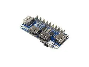 Raspberry Pi 4 Model B 4 Ports USB HUB HAT for Extension Board USB to UART for Serial Debugging for Raspberry Pi 4 /3B+/Zero W Raspberry Pi 4 Model B 4 Ports USB HUB HAT for Extension Board USB to UART for Serial Debugging for Raspberry Pi 4 /3B+/Zero W
