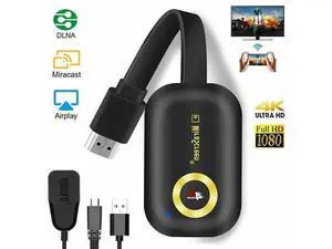 4K WIFI 1080P Wireless Display TV Dongle Adapter HDMI Receiver Airplay Miracast 4K WIFI 1080P Wireless Display TV Dongle Adapter HDMI Receiver Airplay Miracast