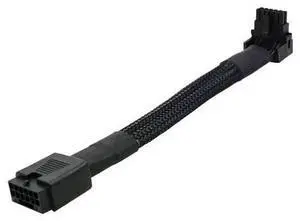 12VHPWR Cable, 16 Pin GPU PCIe 5.0 Female to Male Extension 90 Degree Angle 16AWG 600W Sleeved Adapter for 12+4pin RTX 4090 4080 4070Ti 3090Ti Graphic Card 7.1-inch (Type B) 12VHPWR Cable, 16 Pin GPU PCIe 5.0 Female to Male Extension 90 Degree Angle 16AWG 600W Sleeved Adapter for 12+4pin RTX 4090 4080 4070Ti 3090Ti Graphic Card 7.1-inch (Type B)