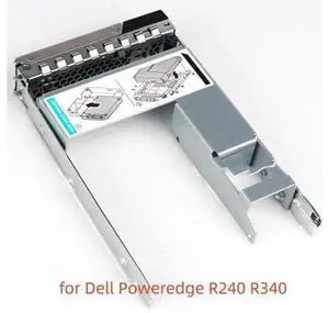 2.5" to 3.5" HDD Adapter + 3.5" tray Caddy for Poweredge R240 R340 2.5" to 3.5" HDD Adapter + 3.5" tray Caddy for Poweredge R240 R340