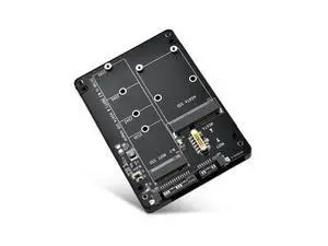 M.2 to SATA Adapter - 2 in 1 Converter for MSATA/M.2 NGFF SSD to 2.5" SATA III, Supports B&M Key, Not for M Key M.2 to SATA Adapter - 2 in 1 Converter for MSATA/M.2 NGFF SSD to 2.5" SATA III, Supports B&M Key, Not for M Key