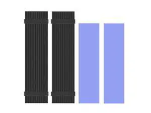 WISDUM 2 Pack M.2 NVMe Aluminum Heatsinks Cooler with Nano Silicone Thermal Pad WISDUM 2 Pack M.2 NVMe Aluminum Heatsinks Cooler with Nano Silicone Thermal Pad