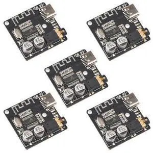 BUCIER 5pcs Bluetooth 5.0 Mp3 Lossless Decoder Board VHM-314 USB-C Audio Bluetooth Receiver Board Wireless Stereo Music Module Type-C BUCIER 5pcs Bluetooth 5.0 Mp3 Lossless Decoder Board VHM-314 USB-C Audio Bluetooth Receiver Board Wireless Stereo Music Module Type-C