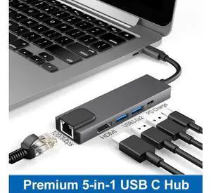 COFIER Type-C docking station five-in-one turn hdmi network card usb expansion dock hub hub split line expansion dock COFIER Type-C docking station five-in-one turn hdmi network card usb expansion dock hub hub split line expansion dock