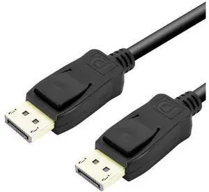 4K DisplayPort to DisplayPort Cable (DP to DP Cable, Display Port Cable) 6 Feet - 4K 60Hz, 2K 144Hz Monitor Support ,Black 4K DisplayPort to DisplayPort Cable (DP to DP Cable, Display Port Cable) 6 Feet - 4K 60Hz, 2K 144Hz Monitor Support ,Black