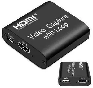 Audio Video Capture Cards, 1080P 60FPS Game Video Capture Card Device, Live Stream and Record for Switch/X-1/360/ PS4/3/Wii U/Wins/Linux/Mac Audio Video Capture Cards, 1080P 60FPS Game Video Capture Card Device, Live Stream and Record for Switch/X-1/360/ PS4/3/Wii U/Wins/Linux/Mac