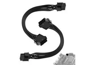 WISDUM 2 Pack CPU 8 Pin ATX Power Extension Cable, EPS 8 PIN Male (4+4) to 8 PIN Female Power Extension Cable for Motherboard, 9 Inch WISDUM 2 Pack CPU 8 Pin ATX Power Extension Cable, EPS 8 PIN Male (4+4) to 8 PIN Female Power Extension Cable for Motherboard, 9 Inch