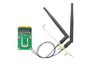 WA03 M.2 Key E to Mini PCIe WiFi Adapter for M.2 WiFi 4/5/6/6e/7/Coral TPU Module, with 3.5-dBi SMA Antenna Kits WA03 M.2 Key E to Mini PCIe WiFi Adapter for M.2 WiFi 4/5/6/6e/7/Coral TPU Module, with 3.5-dBi SMA Antenna Kits