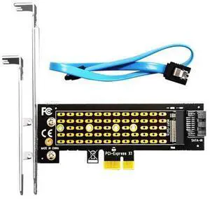 PA09-SA M.2 NGFF SATA SSD Adapter - SATA I/II/III, Cable and Screws Included PA09-SA M.2 NGFF SATA SSD Adapter - SATA I/II/III, Cable and Screws Included