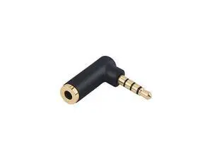 WISDUM Angle 35mm Audio Adapter 18 TRRS Stereo Headphone Connector Male to Female Compatible with Headset Tablets MP3 PlayersGame ControllerSpeakersBlack WISDUM Angle 35mm Audio Adapter 18 TRRS Stereo Headphone Connector Male to Female Compatible with Headset Tablets MP3 PlayersGame ControllerSpeakersBlack