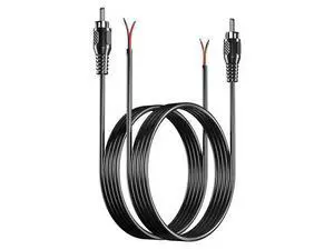 RCA to Speaker Wire Adapter, Speaker Bare Wire Cables to RCA Plugs Adapter Repair Speake Cord for Speakers Amplifier Audio Video AV Receivers 2 Pack 20AWG 6.6 ft RCA to Speaker Wire Adapter, Speaker Bare Wire Cables to RCA Plugs Adapter Repair Speake Cord for Speakers Amplifier Audio Video AV Receivers 2 Pack 20AWG 6.6 ft
