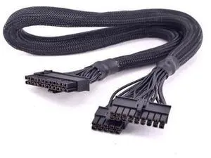 24Pin ATX Power Supply Cable 18+10Pin to 20+4 Pin Sleeved for Seasonic M12II EVO Series 850 W 750 W 620 W 520 W PSU Modular 24Pin ATX Power Supply Cable 18+10Pin to 20+4 Pin Sleeved for Seasonic M12II EVO Series 850 W 750 W 620 W 520 W PSU Modular