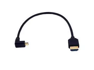 WISDUM 1ft Micro HDMI to HDMI 8K Cable, 2.1 Version 48Gpbs Up Angle Micro HDMI Male to Straight HDMI Male UHD 3D Cable for Xbox PS4 PS5 TV Switch, 8K@60HZ WISDUM 1ft Micro HDMI to HDMI 8K Cable, 2.1 Version 48Gpbs Up Angle Micro HDMI Male to Straight HDMI Male UHD 3D Cable for Xbox PS4 PS5 TV Switch, 8K@60HZ