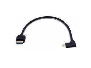 WISDUM 1ft Micro HDMI to HDMI 8K Cable, 2.1 Version 48Gpbs Left Angle Micro HDMI Male to Straight HDMI Male UHD 3D Cable for Xbox PS4 PS5 TV Switch, 8K@60Hz WISDUM 1ft Micro HDMI to HDMI 8K Cable, 2.1 Version 48Gpbs Left Angle Micro HDMI Male to Straight HDMI Male UHD 3D Cable for Xbox PS4 PS5 TV Switch, 8K@60Hz