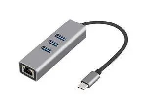 USB-c hub, Type C to Gigabit Ethernet and 3 USB 3.0 adapters, Aluminum Portable hub, RJ45 Gigabit Ethernet Network Adapter, Converter, hub, for 10 / 100 / 1000 Mbps Ethernet USB-c hub, Type C to Gigabit Ethernet and 3 USB 3.0 adapters, Aluminum Portable hub, RJ45 Gigabit Ethernet Network Adapter, Converter, hub, for 10 / 100 / 1000 Mbps Ethernet
