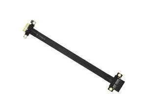 WISDUM PCI-e PCI Express 36PIN 1X Extender Extension Cable with Gold-Plated Connector (180 Degree 20cm pcie Riser Cable) WISDUM PCI-e PCI Express 36PIN 1X Extender Extension Cable with Gold-Plated Connector (180 Degree 20cm pcie Riser Cable)